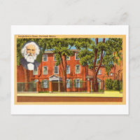 Maison de Longfellow à Portland, Maine, Vintage