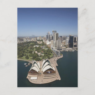 Carte Postale Maison de l'Opéra de Sydney, Jardins botaniques ro