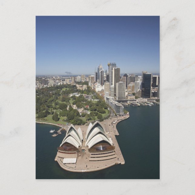 Carte Postale Maison de l'Opéra de Sydney, Jardins botaniques ro (Devant)