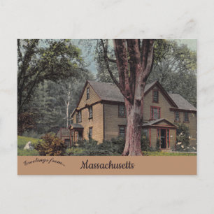 Carte Postale Maison de Louisa May Alcott Concord Massachusetts