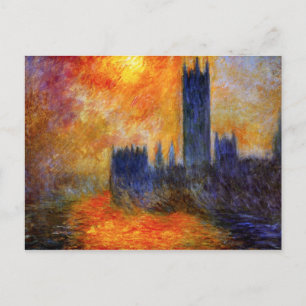 Carte Postale Maison de Monet Parlement et coucher de soleil