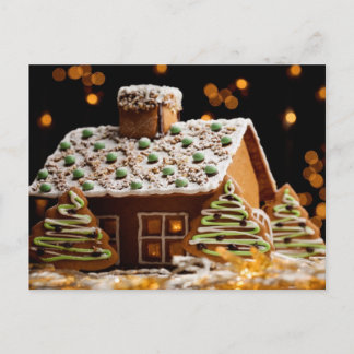 Carte Postale Maison de pain d'épices