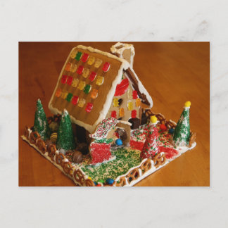 Carte Postale Maison de pain d'épices