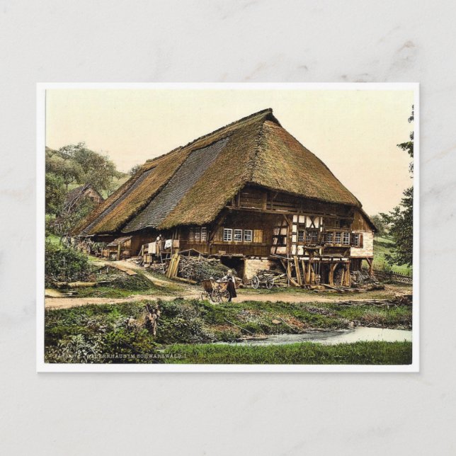 Carte Postale Maison de paysan, Forêt-Noire, Baden, Allemagne ra (Devant)