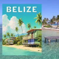 Maison de plage de Belize Voyage 