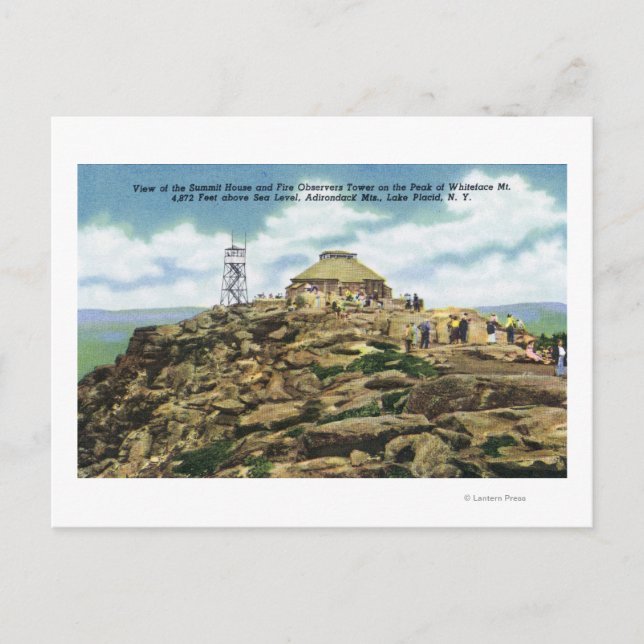 Carte Postale Maison de sommet, Vue tour des observateurs des in (Devant)