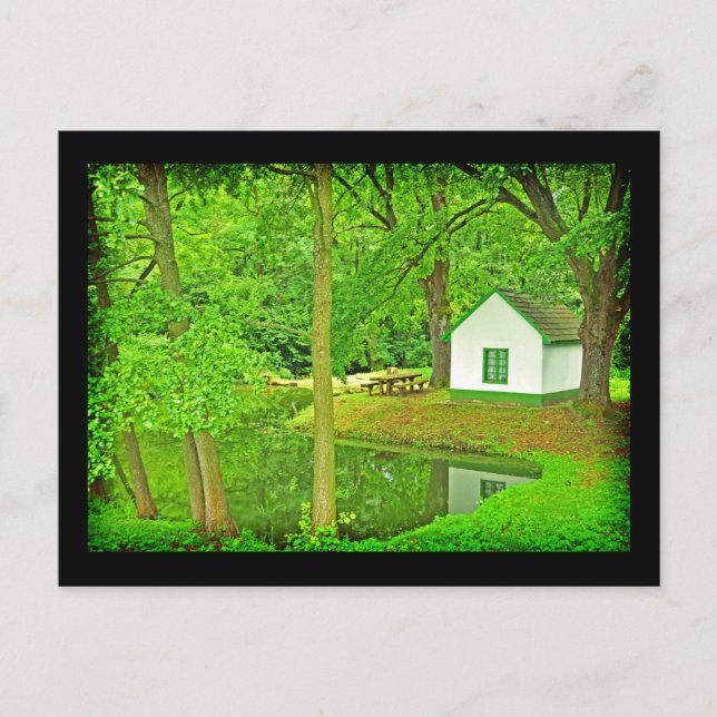 Carte Postale Maison de sorcières (Devant)