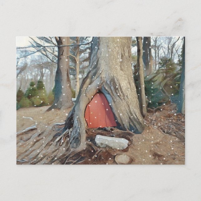 Carte Postale Maison des elfes magiques (Devant)