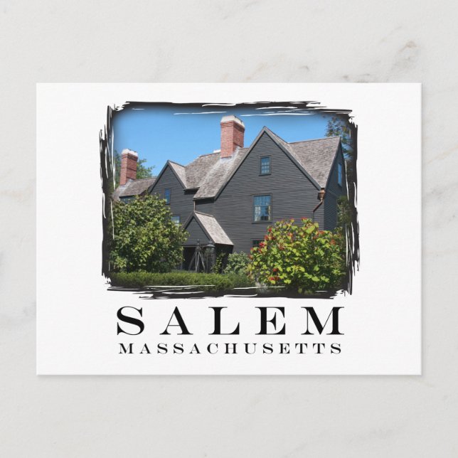 Carte Postale Maison des Sept Gables (Devant)