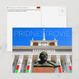 Carte Postale Maison des Soviets, Tiraspol, Pridnestrovie Voyage