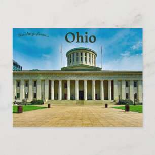 Carte Postale Maison d'Etat de l'Ohio à Columbus Ohio