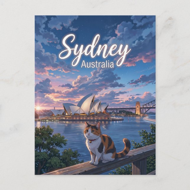 Carte Postale Maison d'opéra de Sydney Australie (Devant)