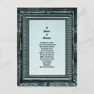 Carte Postale Maison du destin