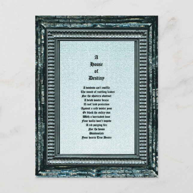 Carte Postale Maison du destin (Devant)