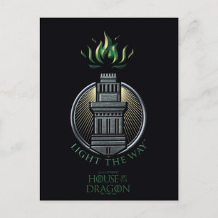 Carte Postale MAISON DU DRAGON   House Hightower Sigil