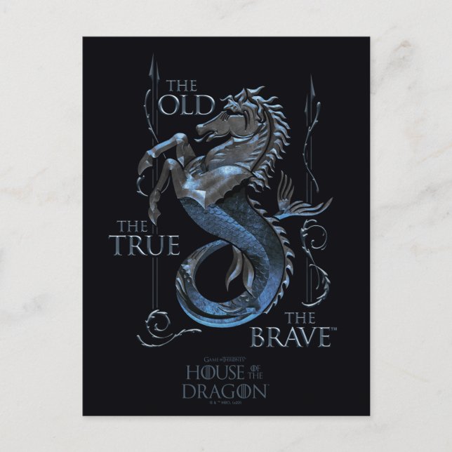 Carte Postale MAISON DU DRAGON | Maison Velaryon Sigil (Devant)