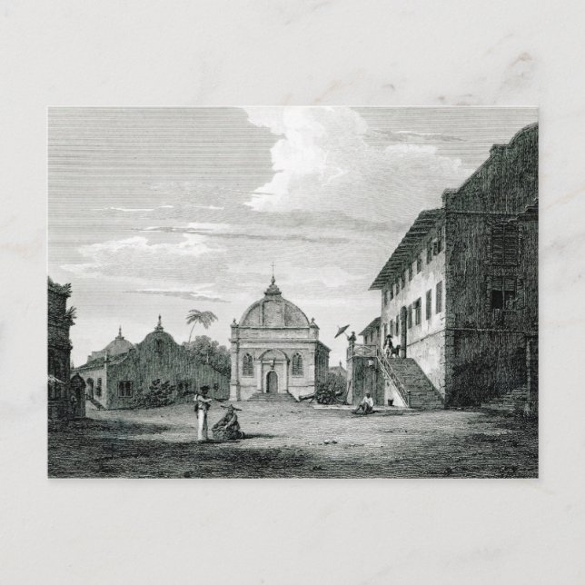 Carte Postale Maison du gouvernement à Malacca (Devant)