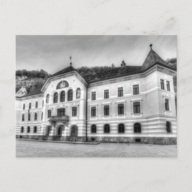 Carte Postale Maison du gouvernement du Liechtenstein (Devant)