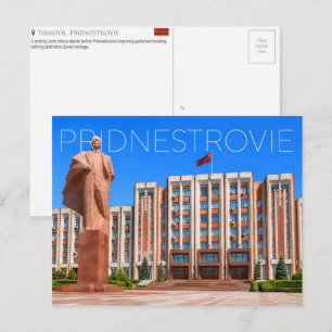 Carte Postale Maison du Parlement, Tiraspol, Pridnestrovie Voyag