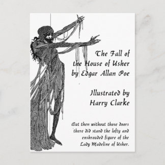 Carte Postale Maison d'Usher
