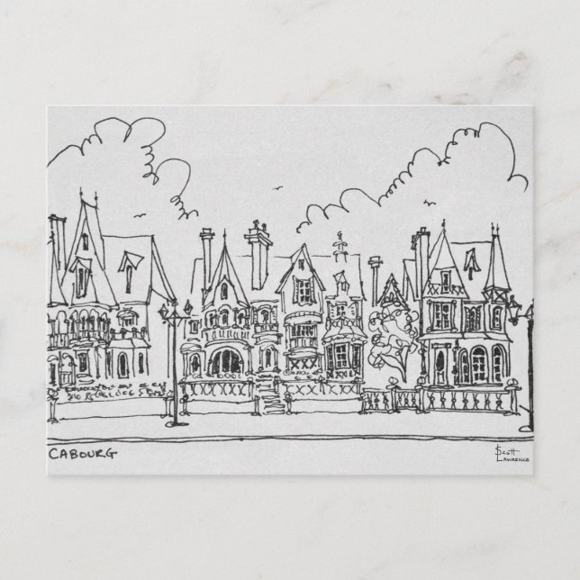 Carte Postale Maison Française, Cobourg | Normandie, France (Devant)