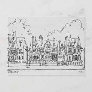 Carte Postale Maison Française, Cobourg   Normandie, France