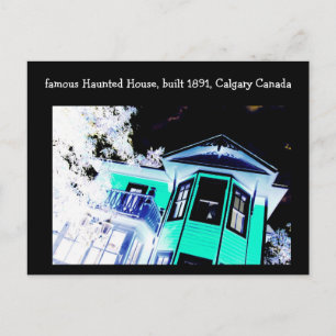 Carte postale Maison hantée (Calgary, Canada)