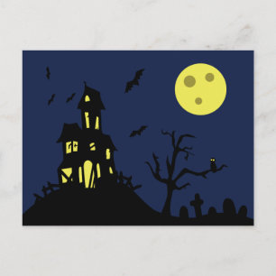 Carte Postale Maison haunted