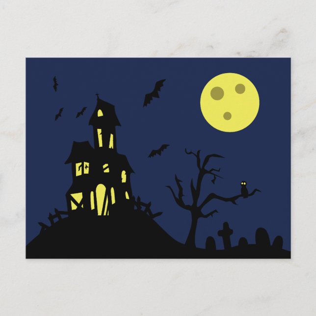 Carte Postale Maison haunted (Devant)