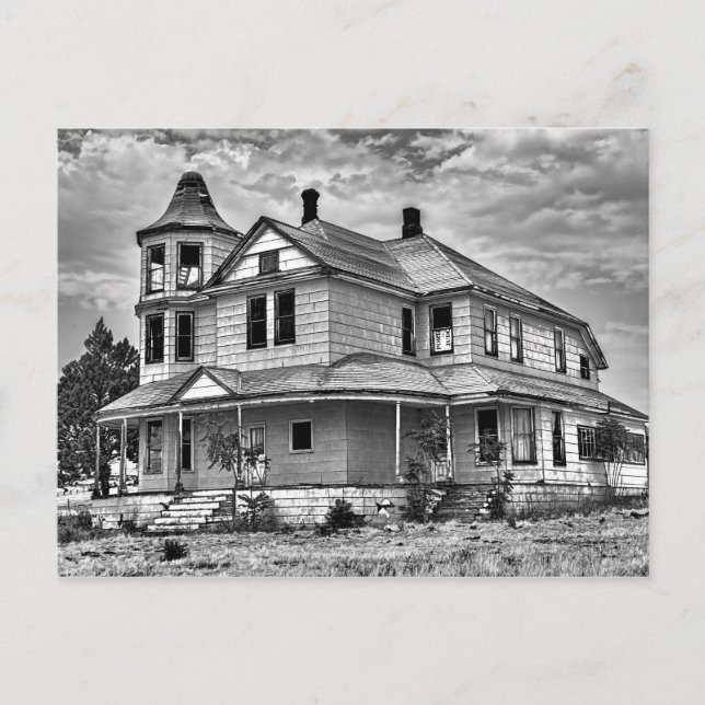 CARTE POSTALE MAISON HAUNTÉE (Devant)