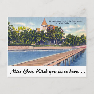Carte Postale Maison la plus au sud, Key West