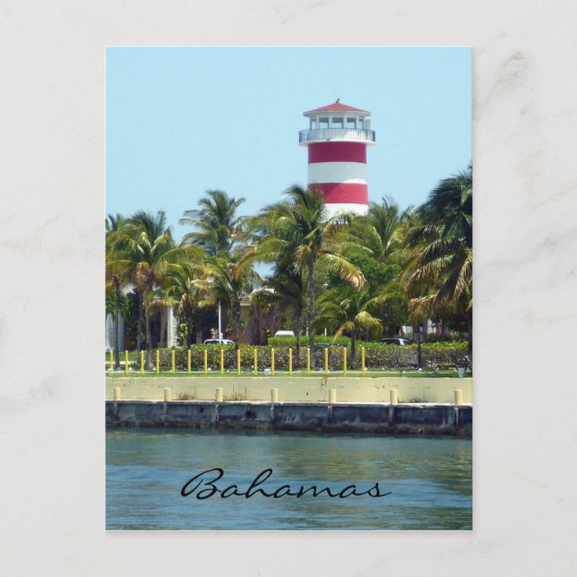 Carte Postale maison légère bahamas (Devant)