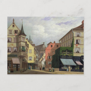 Carte Postale Maison Mathieu, Grand-Rue, Colmar, 1876