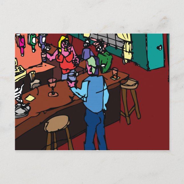 Carte Postale Maison publique (Devant)