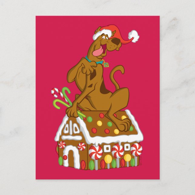 Carte Postale Maison Scooby et Gingerbread (Devant)