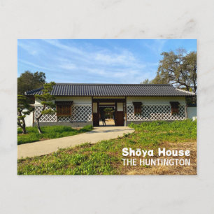 Carte Postale Maison Shōya à la bibliothèque Huntington