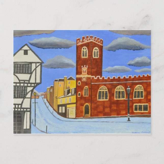 Carte Postale Maison Tudor à Exeter (Devant)