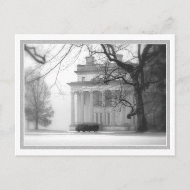 Carte Postale Maison Vanderbilt En Hiver (Devant)