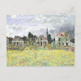 Carte Postale Maisons à Argenteuil Claude Monet