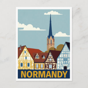 Carte Postale Maisons à colombage de Normandie France