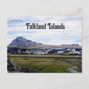 Carte Postale Maisons à Stanley Îles Falkland