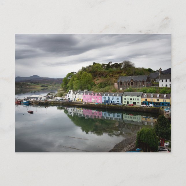 Carte Postale Maisons colorées en Portree, Skye (Devant)