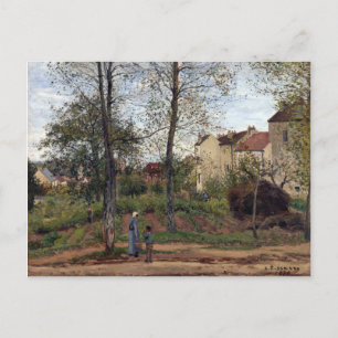 Carte Postale Maisons de Camille Pissarro à Bougival (Automne)
