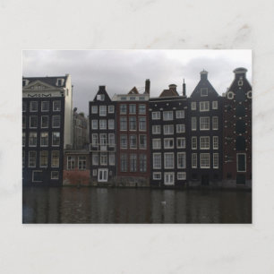 Carte Postale Maisons de canal à Amsterdam