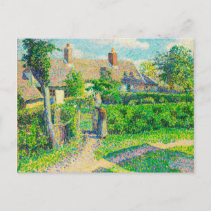 Carte Postale Maisons de paysans, Eragny par Camille Pissarro 18