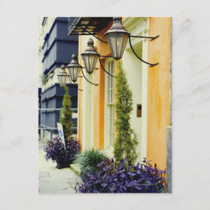 Carte Postale Maisons de rangement dans une ville, Savannah, Géo