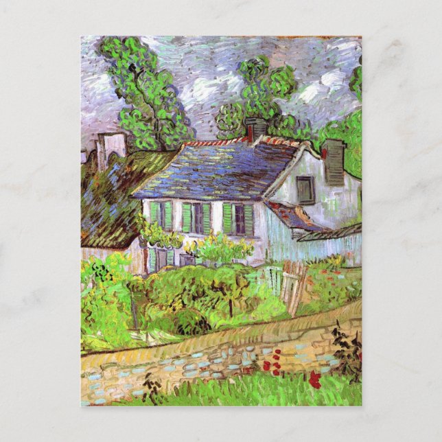 Carte Postale Maisons en Auvers, Vincent van Gogh (Devant)