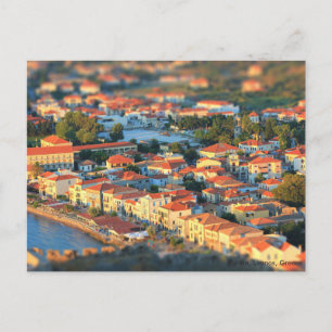 Carte Postale Maisons minuscules en Myrina, Limnos, Grèce