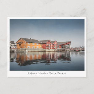 Carte Postale Maisons peintes norvégiennes