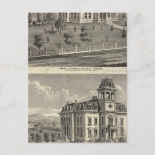 Carte Postale Maisons scolaires, San Jose